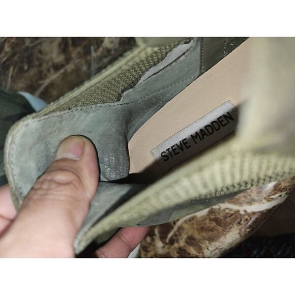 Steve Madden Women's Fashion Hidden Wedges Camouflage Slip-on Green Shoe Size... - Picture 10 of 12